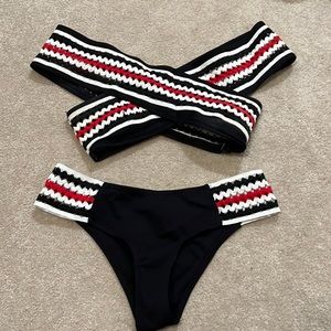 River Island Bikini Crochet Bandeau Style